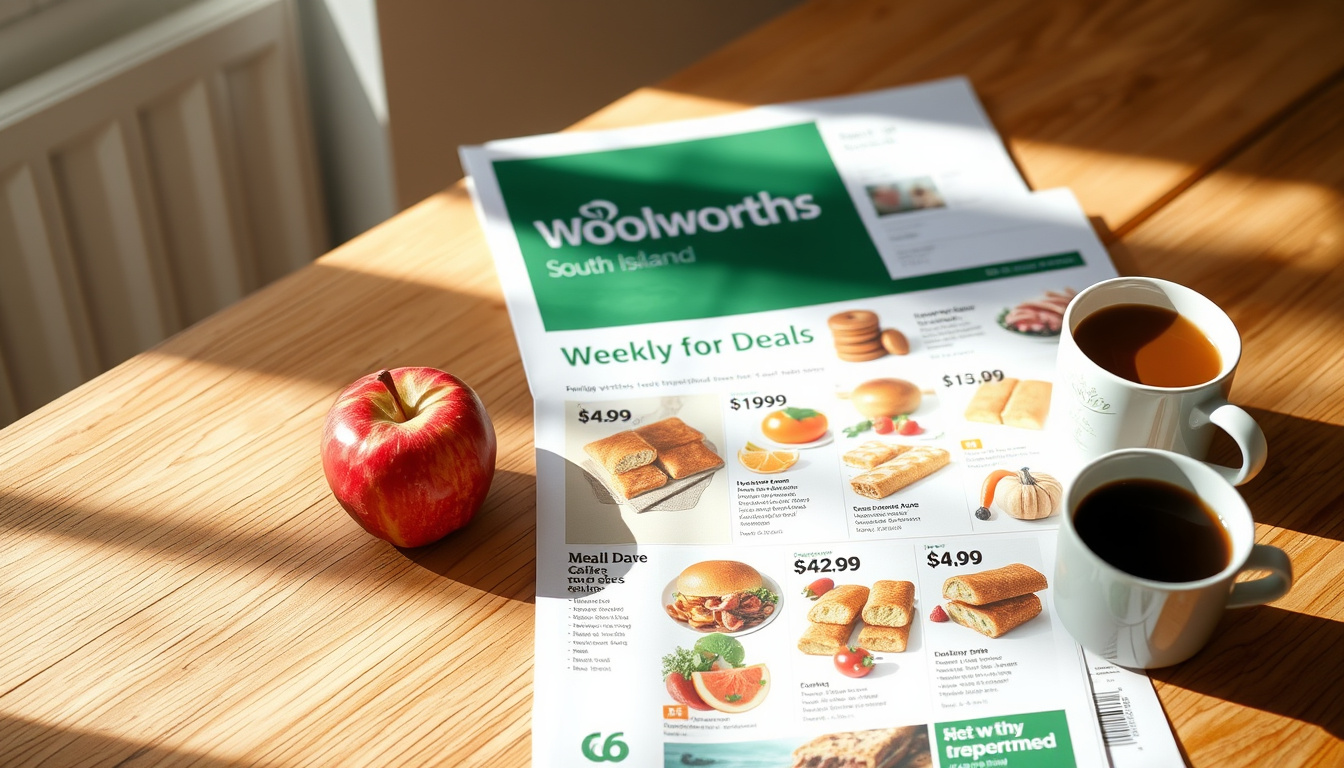 Woolworths South Island Mailer: Access Weekly Deals